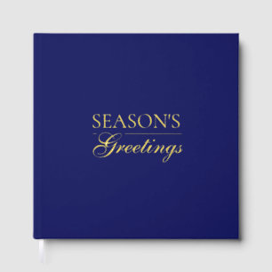 Happy New Year Merry Christmas Holiday Season Guest Book