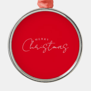 Happy New Year Merry Christmas Holiday Season Metal Tree Decoration