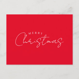 Happy New Year Merry Christmas Holiday Season Postcard