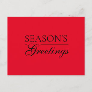 Happy New Year Merry Christmas Holiday Season Postcard