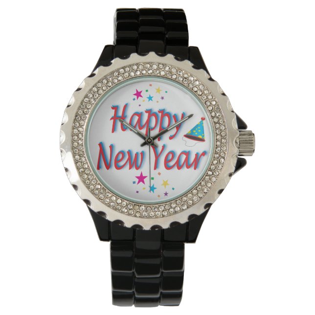 Happy New Year Message Watch (Front)