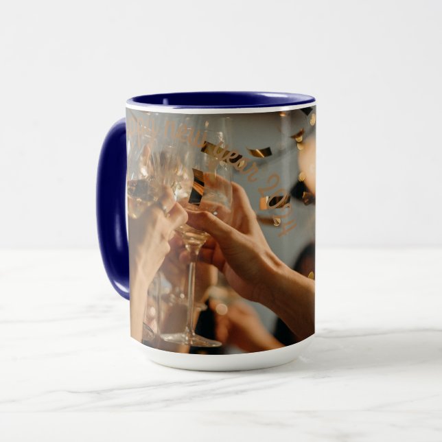 happy new year  mug (Front Left)