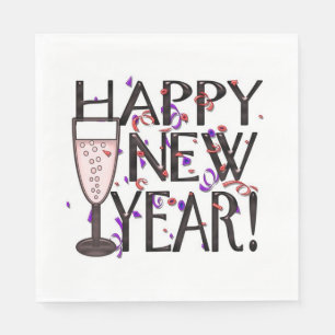 Happy New Year Napkin