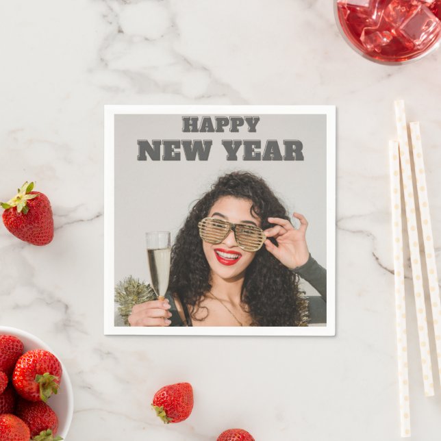 Happy New Year  Napkin (Insitu)