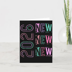 Happy New Year New Grace New Praise 2026 New Year' Card