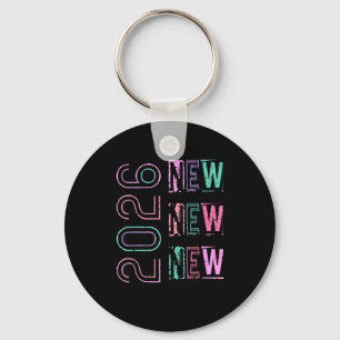 Happy New Year New Grace New Praise 2026 New Year' Key Ring