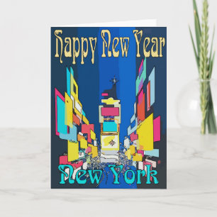 Happy New Year New York Holiday Card