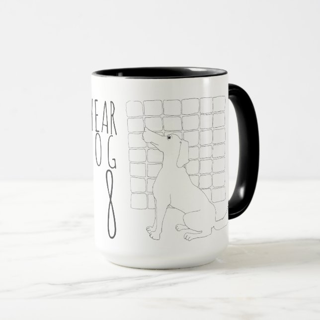 Happy New Year of The Dog 2018 Mug (Front Right)