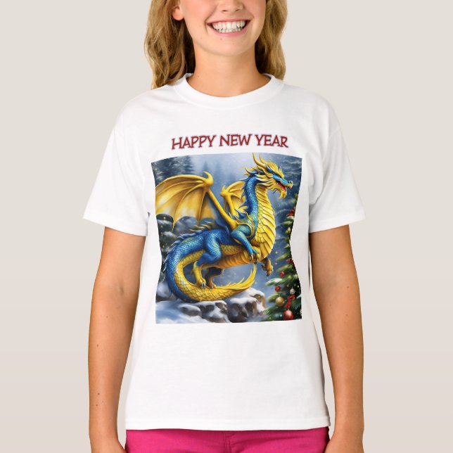 Happy New Year of the Dragon T-Shirt (Front)