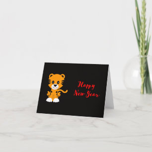 Happy New Year of the Tiger 2022 Card