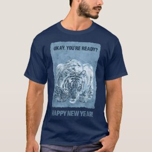 Happy New Year of the Water Tiger NYE Party Chines T-Shirt