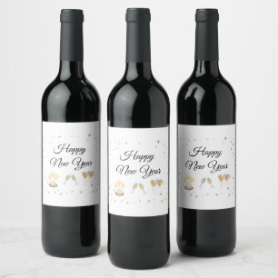 Happy New Year On White Label