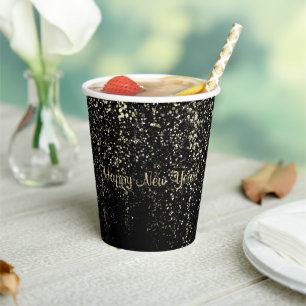 Happy New Year Paper Cups