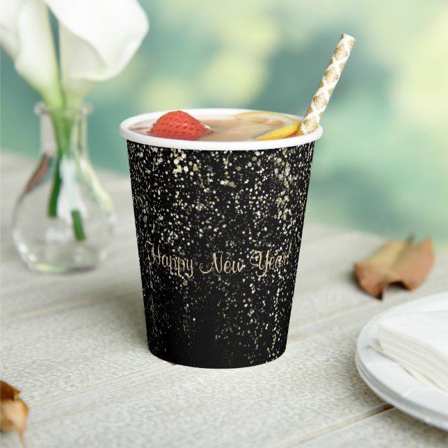 Happy New Year Paper Cups (Insitu)