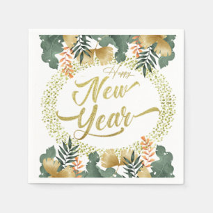 Happy New Year Paper Napkin