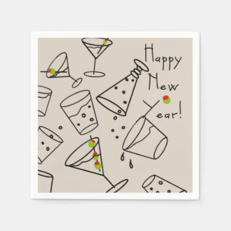 Happy New Year! Paper Napkins