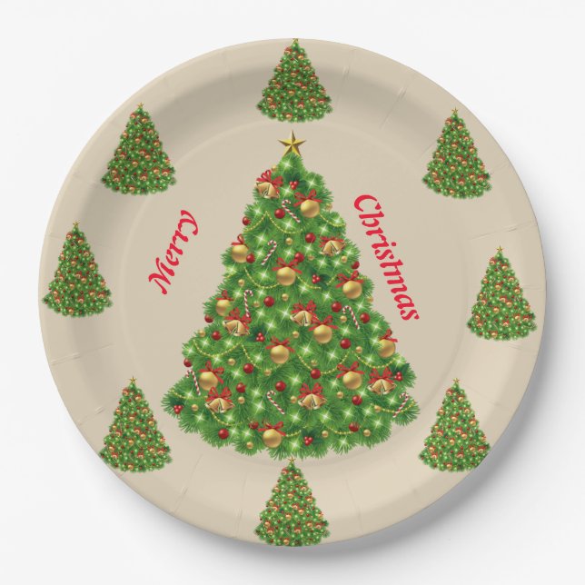 Happy New Year Paper Plate (Front)