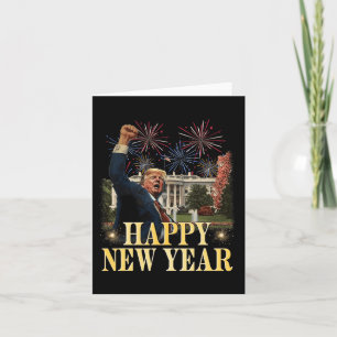 Happy New Year Party 2025 Trump 2024 Take America  Card