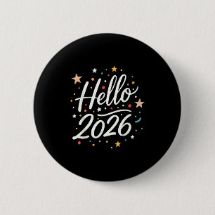 Happy New Year Party 2026 Family Matching Men Wome 6 Cm Round Badge