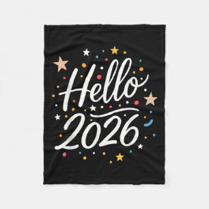 Happy New Year Party 2026 Family Matching Men Wome Fleece Blanket