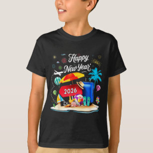 Happy New Year Party 2026 Family Matching Vacation T-Shirt