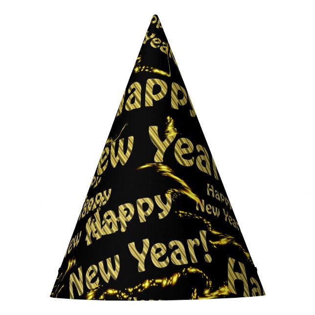 happy new year party hat (Front)