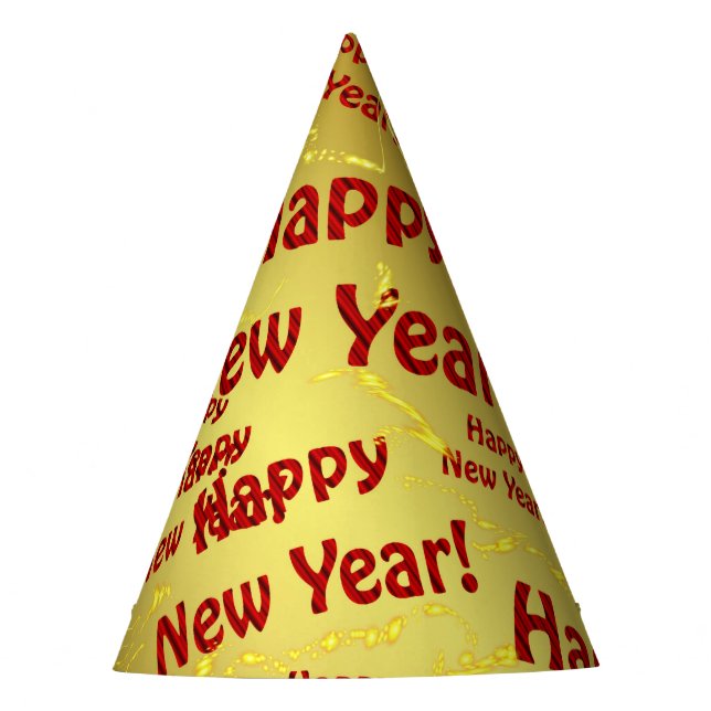 happy new year party hat (Front)