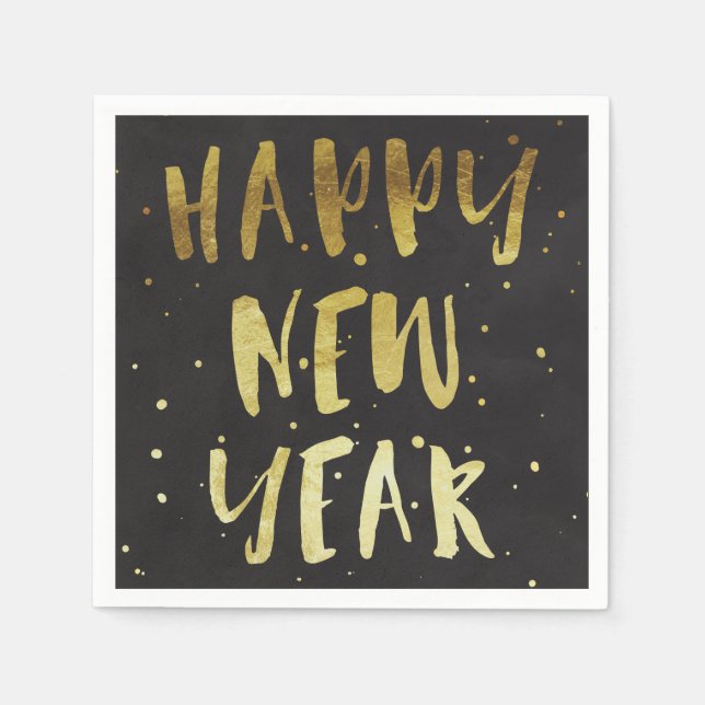 Happy New Year Party Napkin (Front)