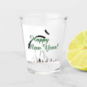 Happy New Year Party Streamers Decor glass