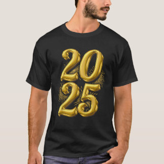 Happy New Year Party Supplies 2025 Family Matching T-Shirt
