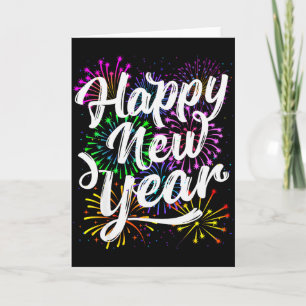 Happy New Year Party Supplies 2026 Family Matching Card