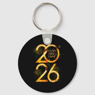 Happy New Year Party Supplies 2026 Family Matching Key Ring