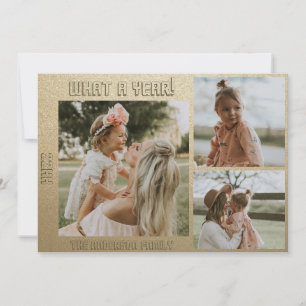 Happy new year   Personalised  Photo and Text Holiday Card