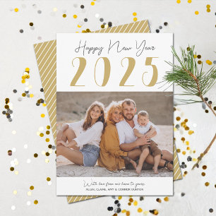 Happy New Year Photo Holiday Card