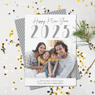 Happy New Year Photo Holiday Card