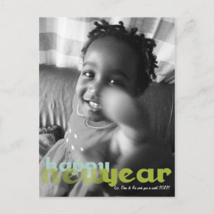 Happy New Year Photo Postcard