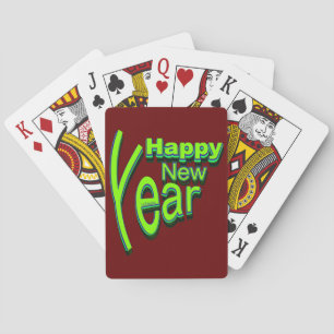 HAPPY NEW YEAR                                     PLAYING CARDS