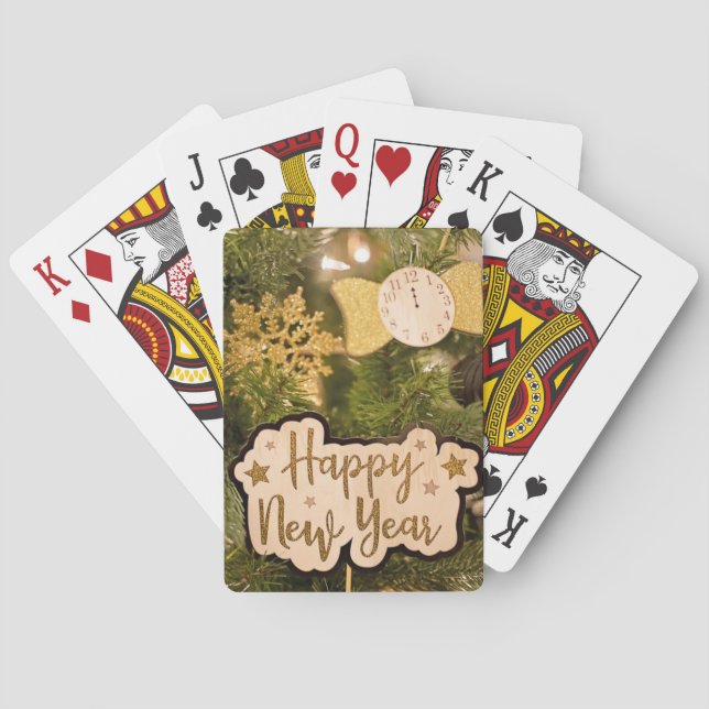 HAPPY NEW YEAR  PLAYING CARDS (Back)
