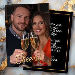 Happy New Year Poem and Family Photo