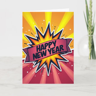 Happy New Year Pop Card