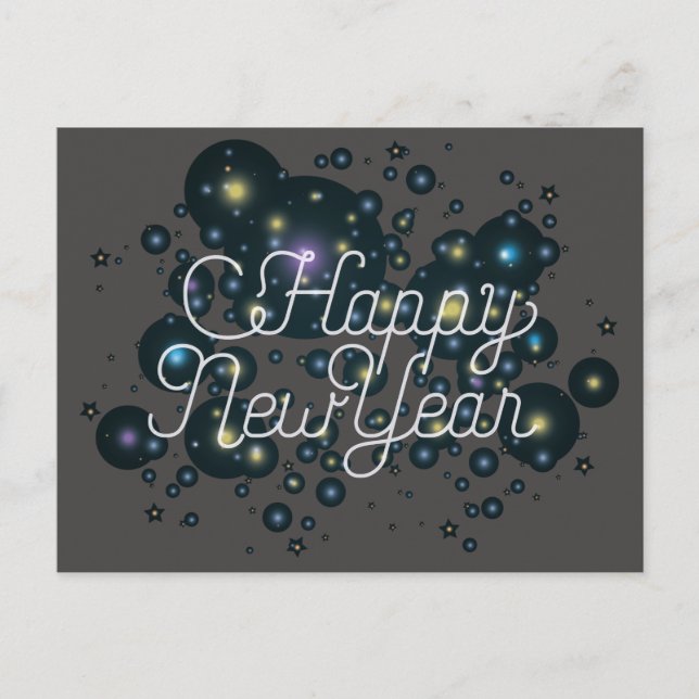 Happy New Year Postcard (Front)