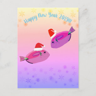 Happy New Year Postcard