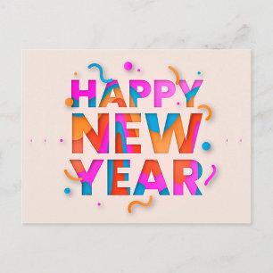 Happy New Year Postcard