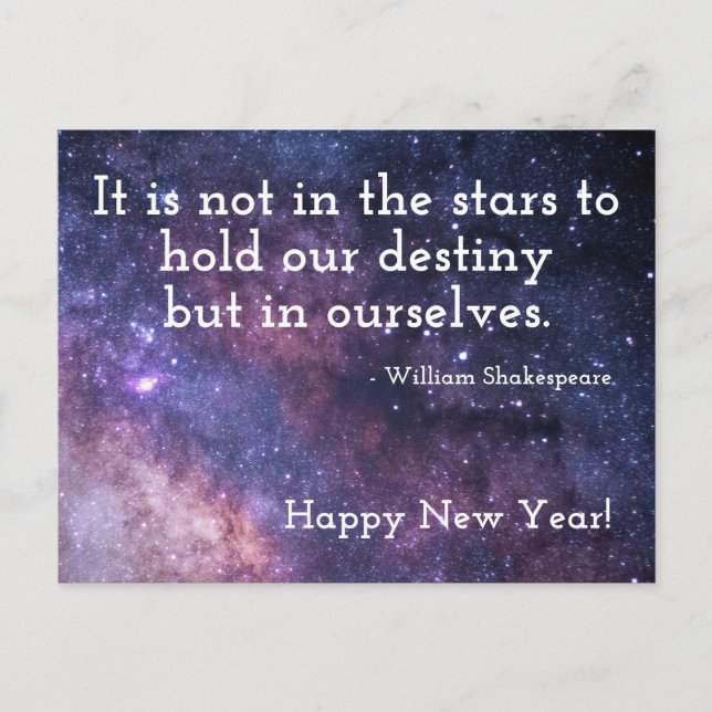 Happy New Year Postcard (Front)