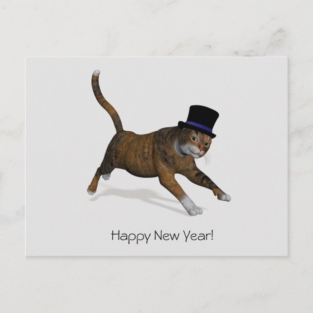 Happy New Year  Postcard (Front)