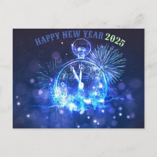 Happy new year postcard gift 2025