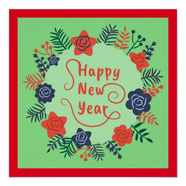 HAPPY NEW YEAR  POSTER (Front)