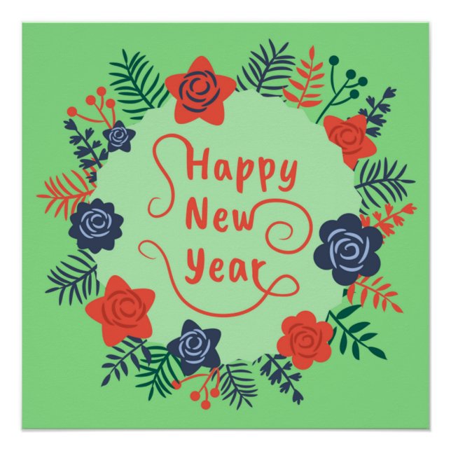 HAPPY NEW YEAR  POSTER (Front)