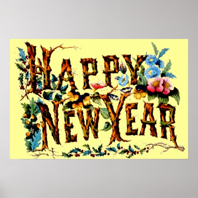 Happy New Year Poster (Front)