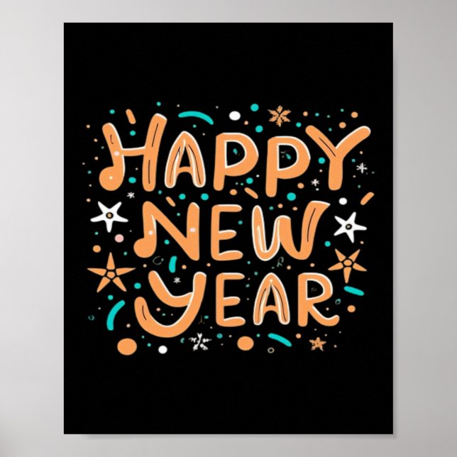Happy New Year Poster (Front)